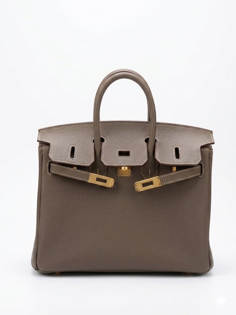 Hermès Birkin 25 Étoupe Togo Gold Hardware